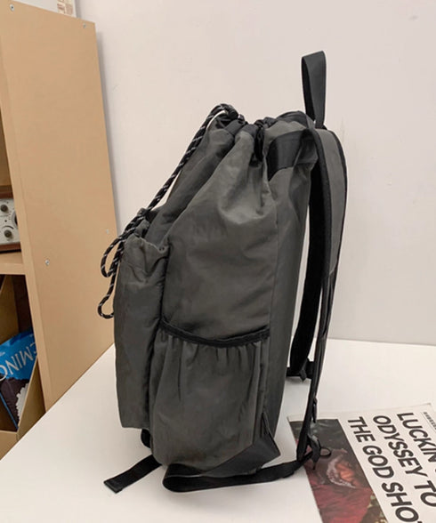 リュックサック ドローストリング 大容量 カジュアル ナイロン バックパック 男女兼用 おしゃれ 巾着リュックサック 旅行遠足 軽量バッグ アウトドア ストリート 88CXH-102